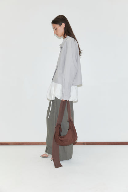 Boxy shirt in cloud stripe