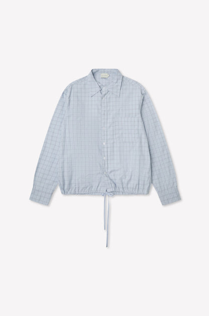 Stand shirt in powder check