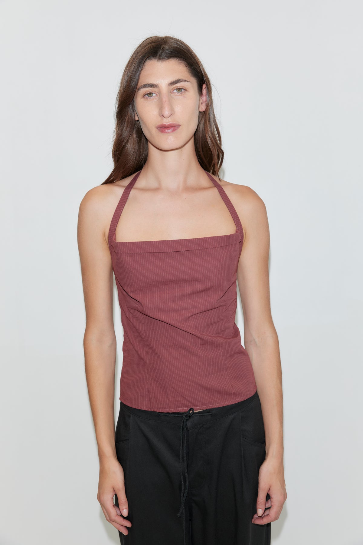 Tencel pant in black