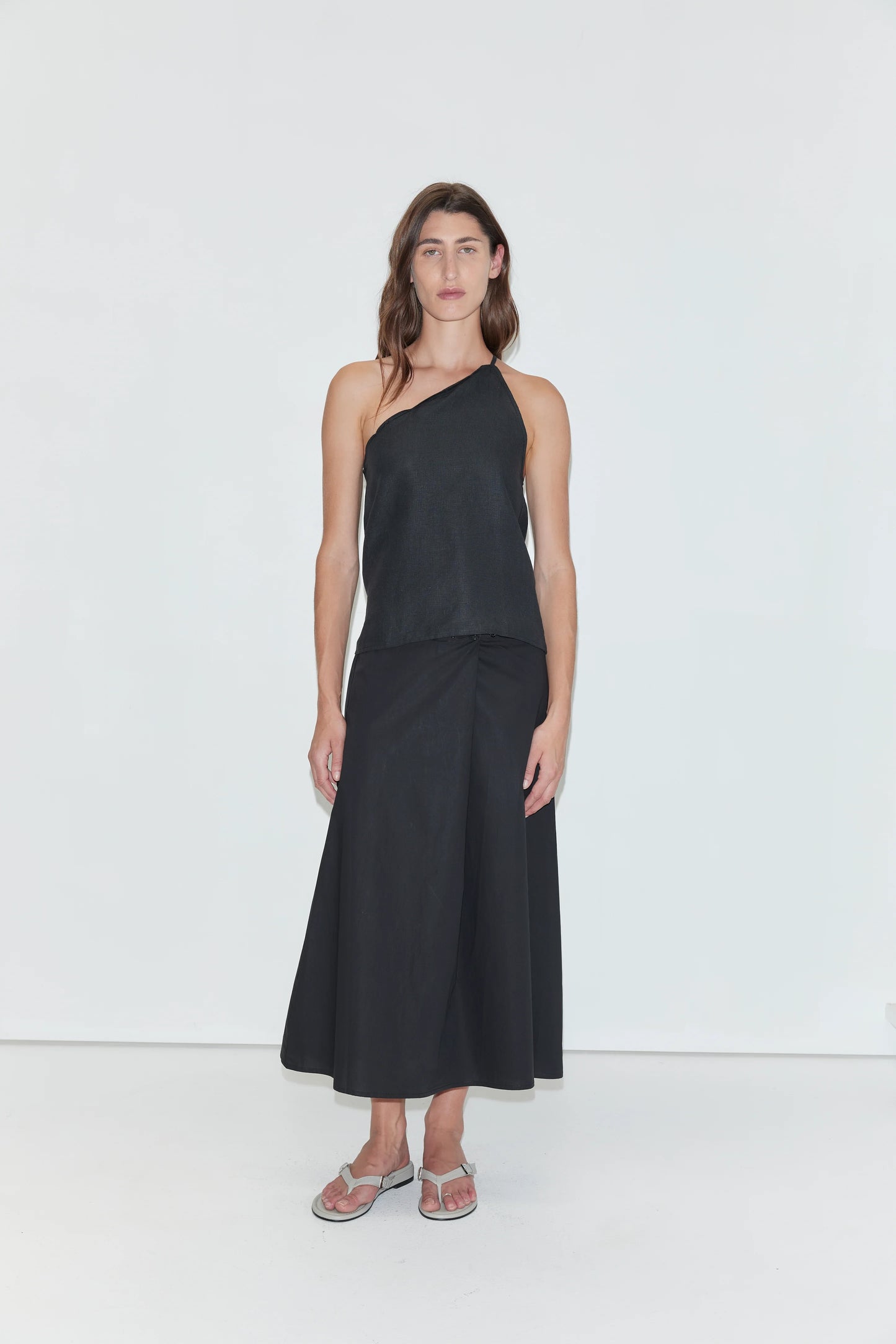Wrap skirt in black