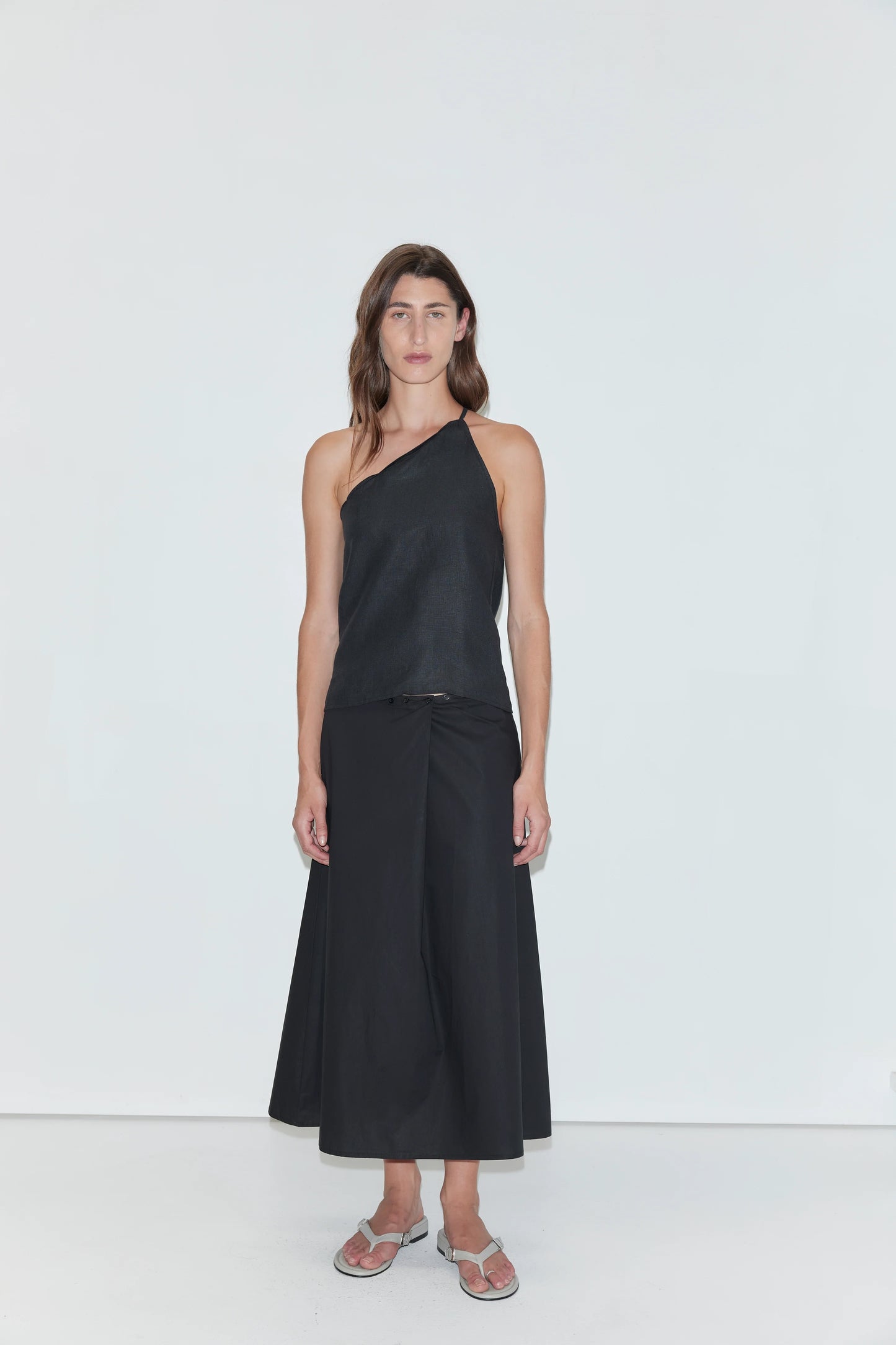 Wrap skirt in black