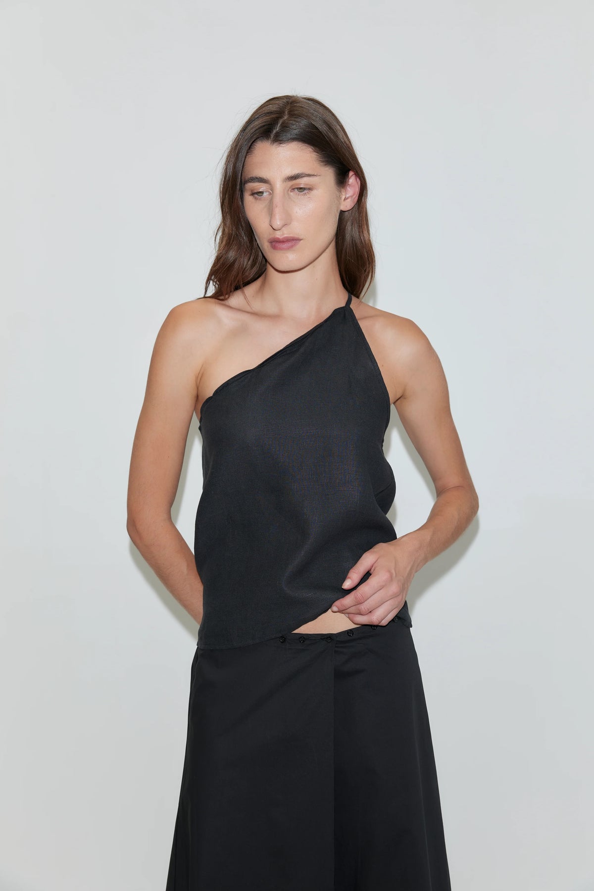 Wrap skirt in black