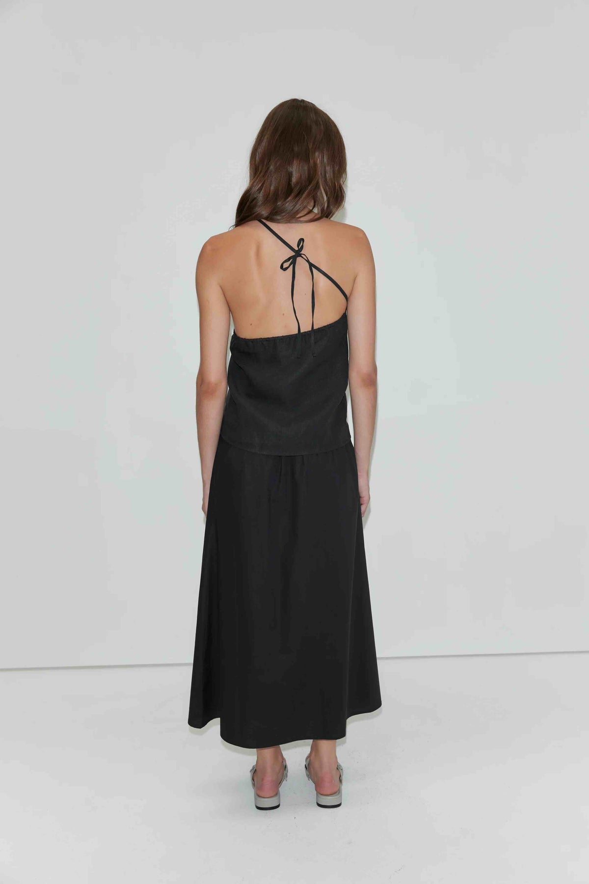 Wrap skirt in black