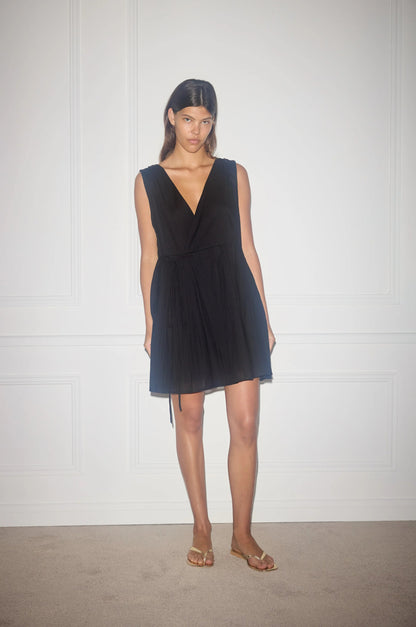 Deiji Studios wrap tie dress