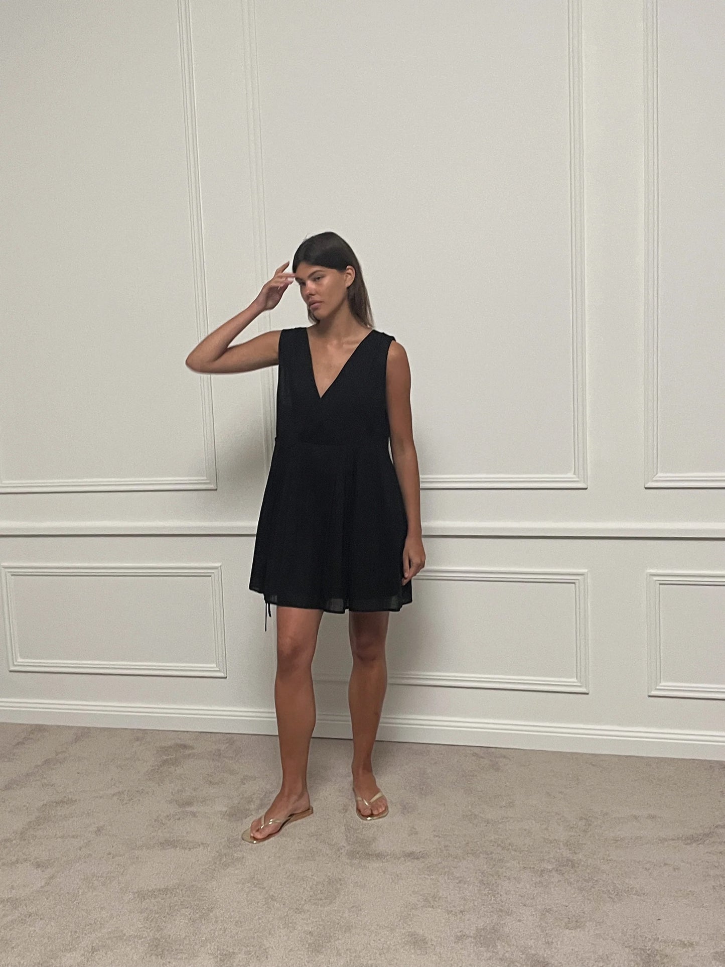 Deiji Studios wrap tie dress