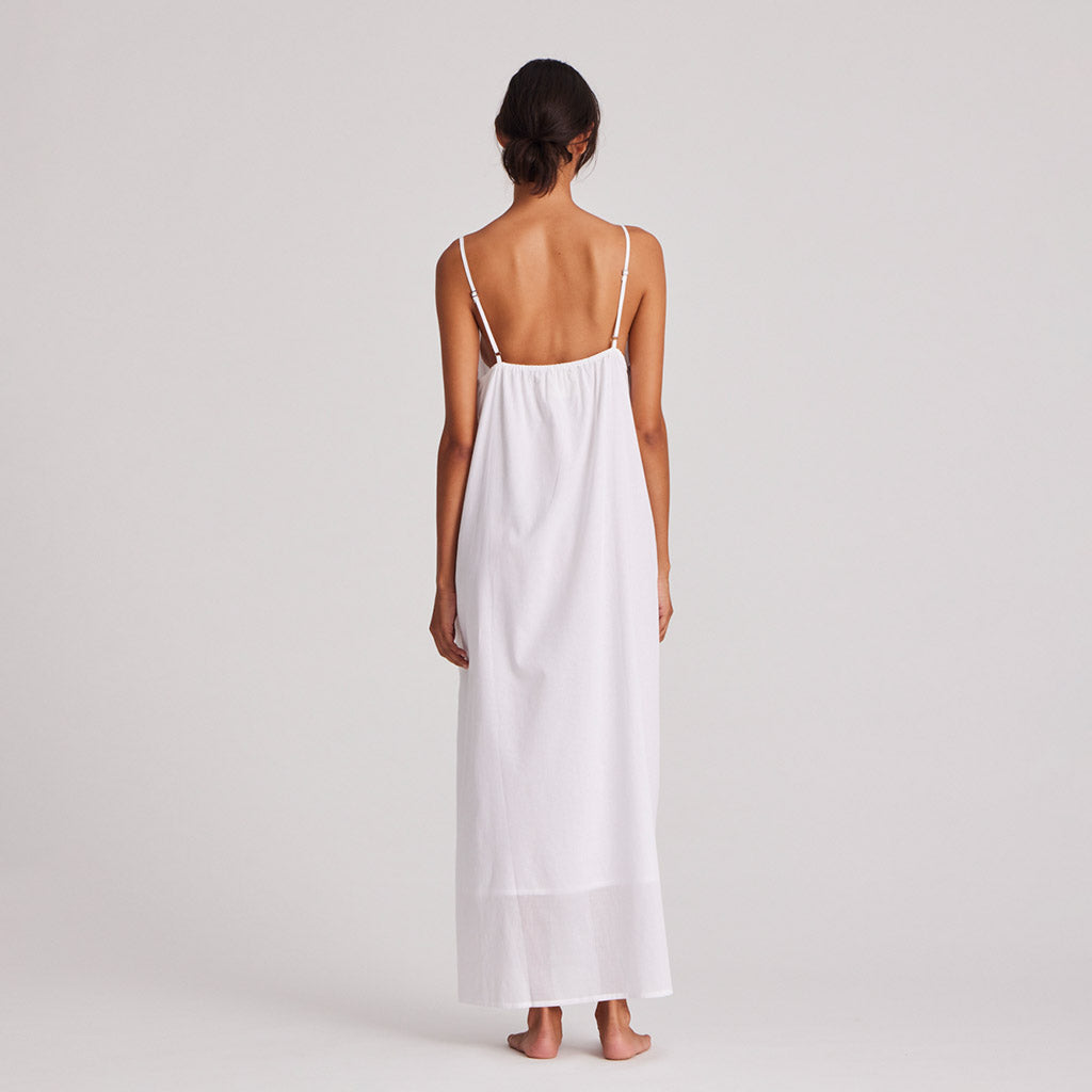 Carmen dress in white