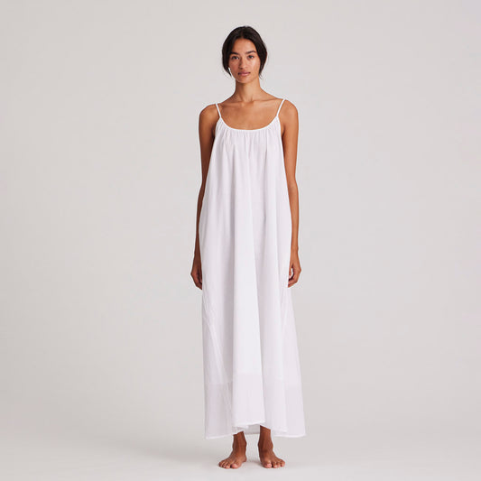Carmen dress in white