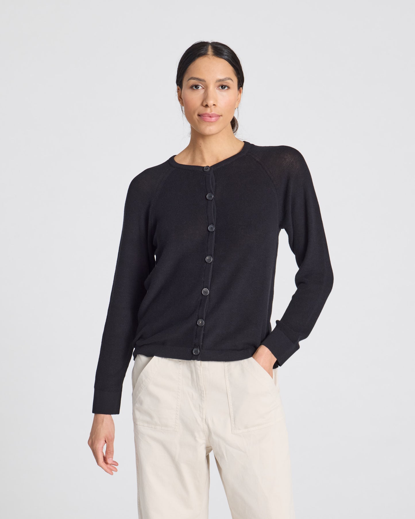 Ella cardigan in black
