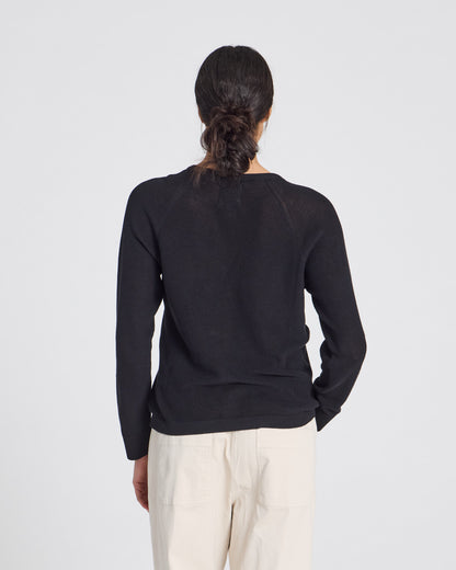 Ella cardigan in black