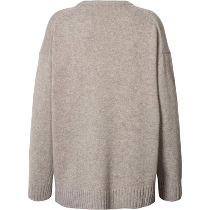 Emely lambswool knit in stone grey