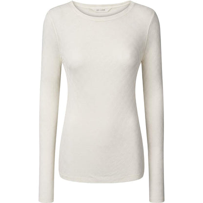 Fermi silk top in off white