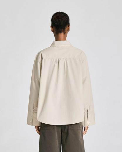 Flora shirt in ancient grey