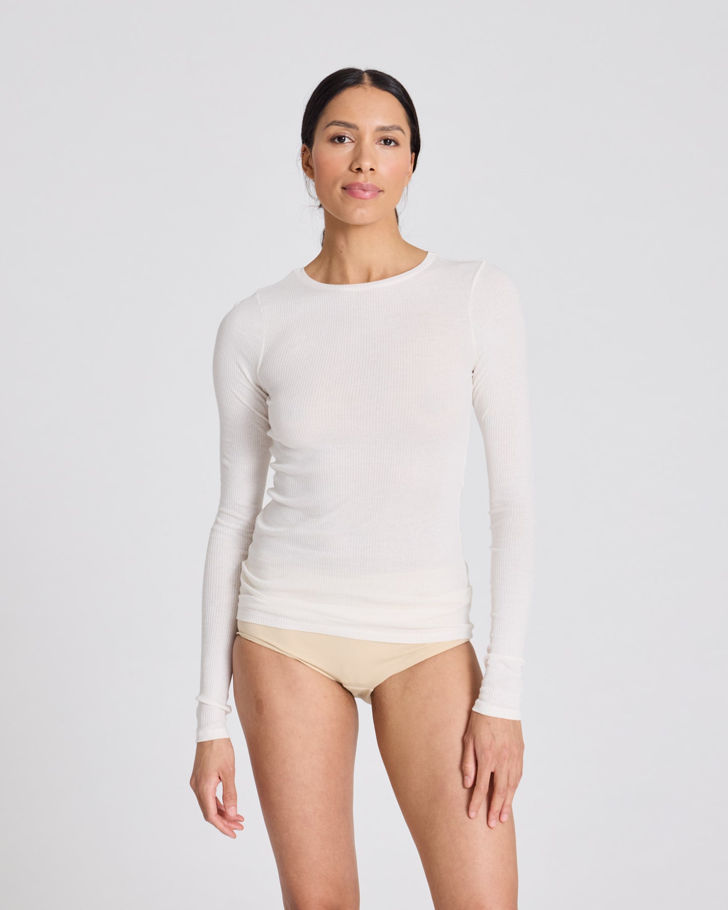Lise longsleeve in off white