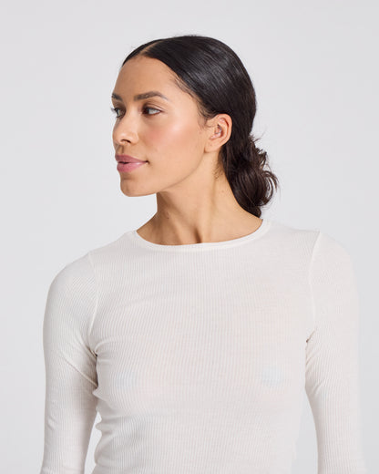 Lise longsleeve in off white