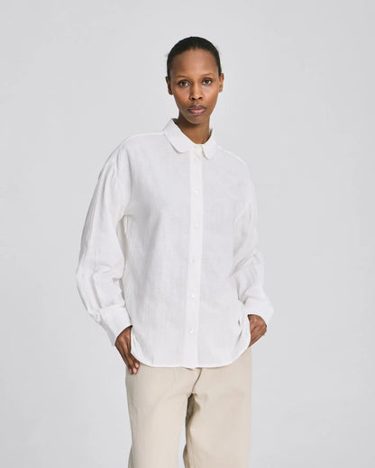 Lusinda shirt in whisper white
