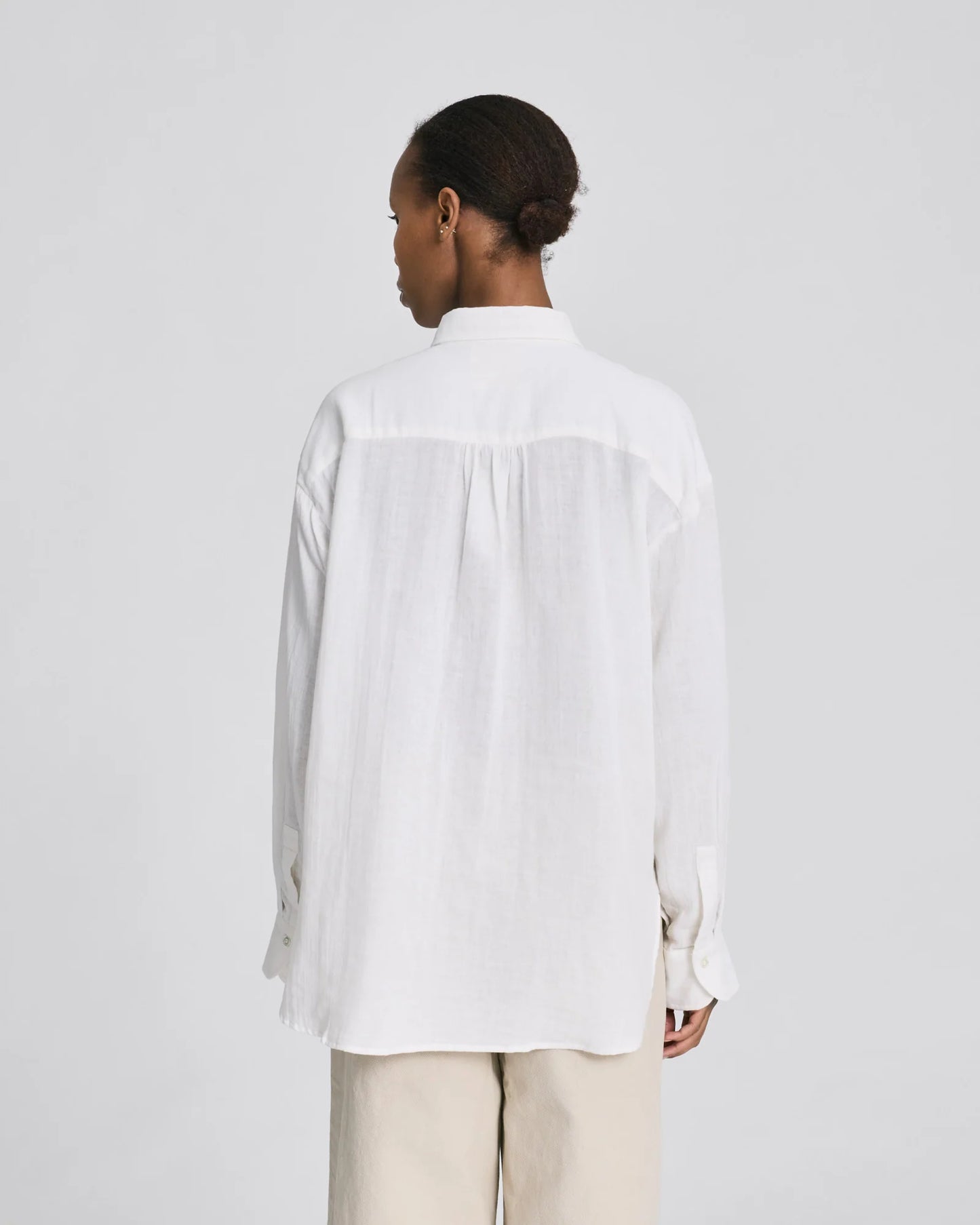 Lusinda shirt in whisper white
