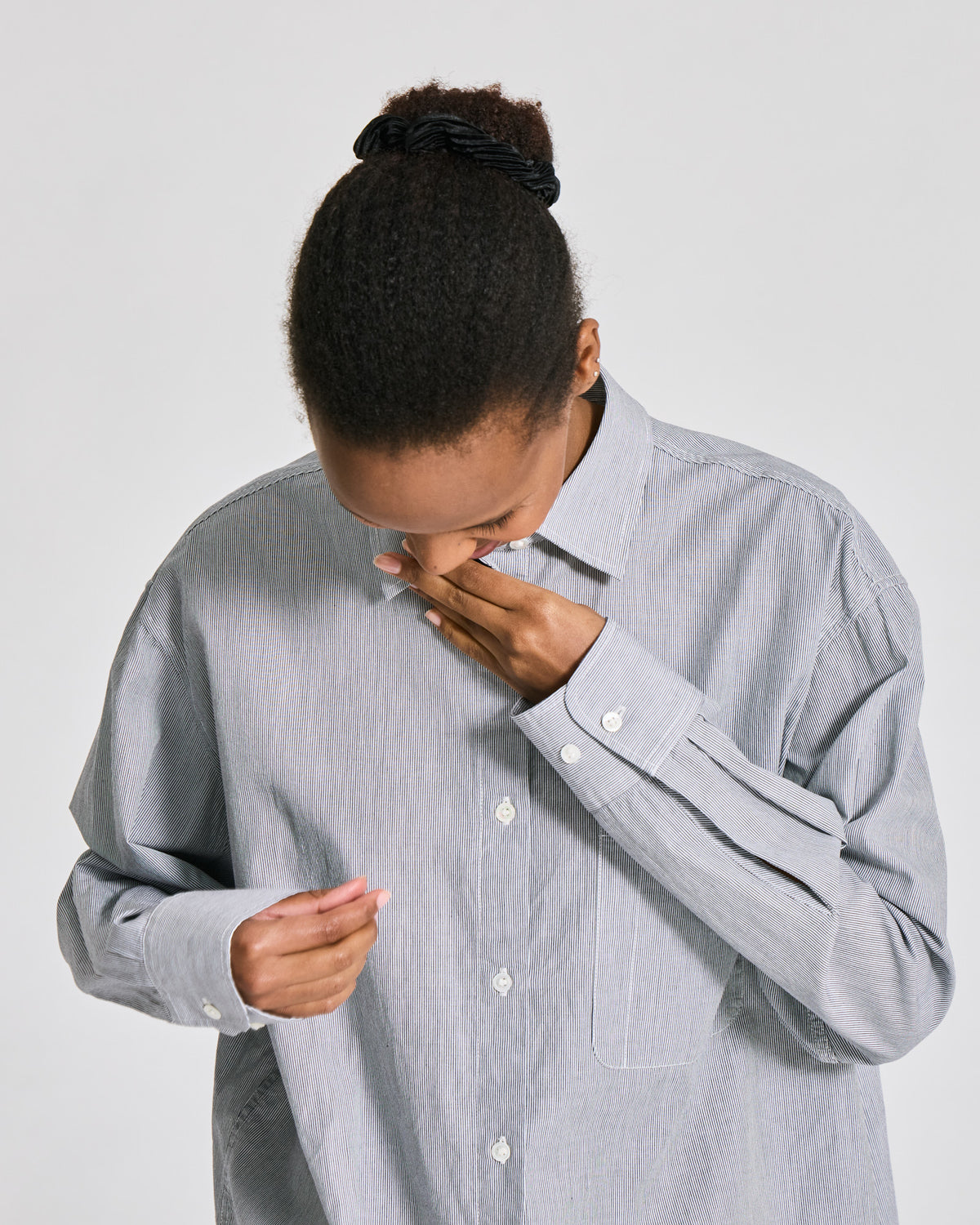 Nikoline shirt in blue stripes