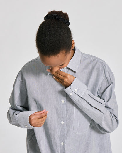 Nikoline shirt in blue stripes