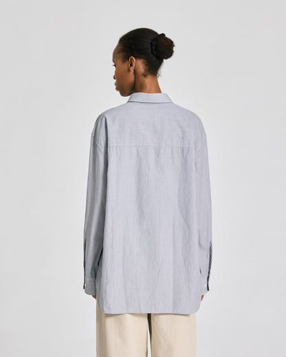 Nikoline shirt in blue stripes