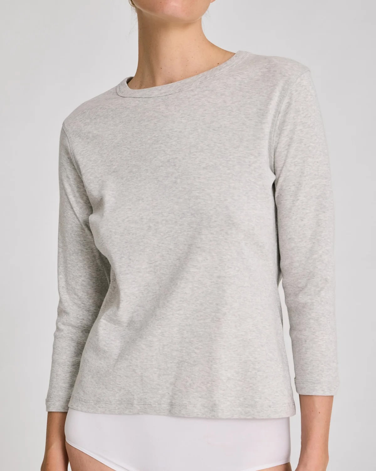 Sascha top in grey melange