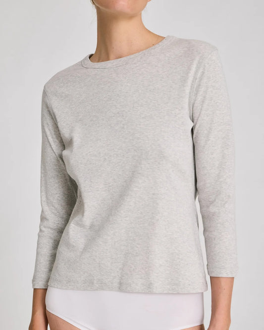 Sascha top in grey melange