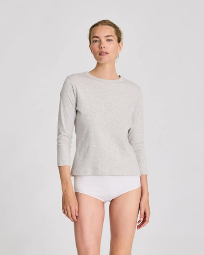 Sascha top in grey melange