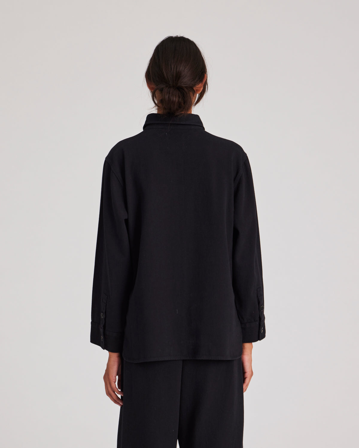 Sussie twill shirt in black