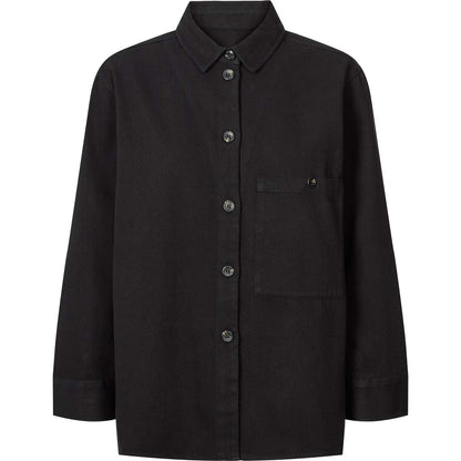 Sussie twill shirt in black