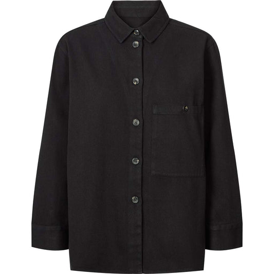 Sussie twill shirt in black