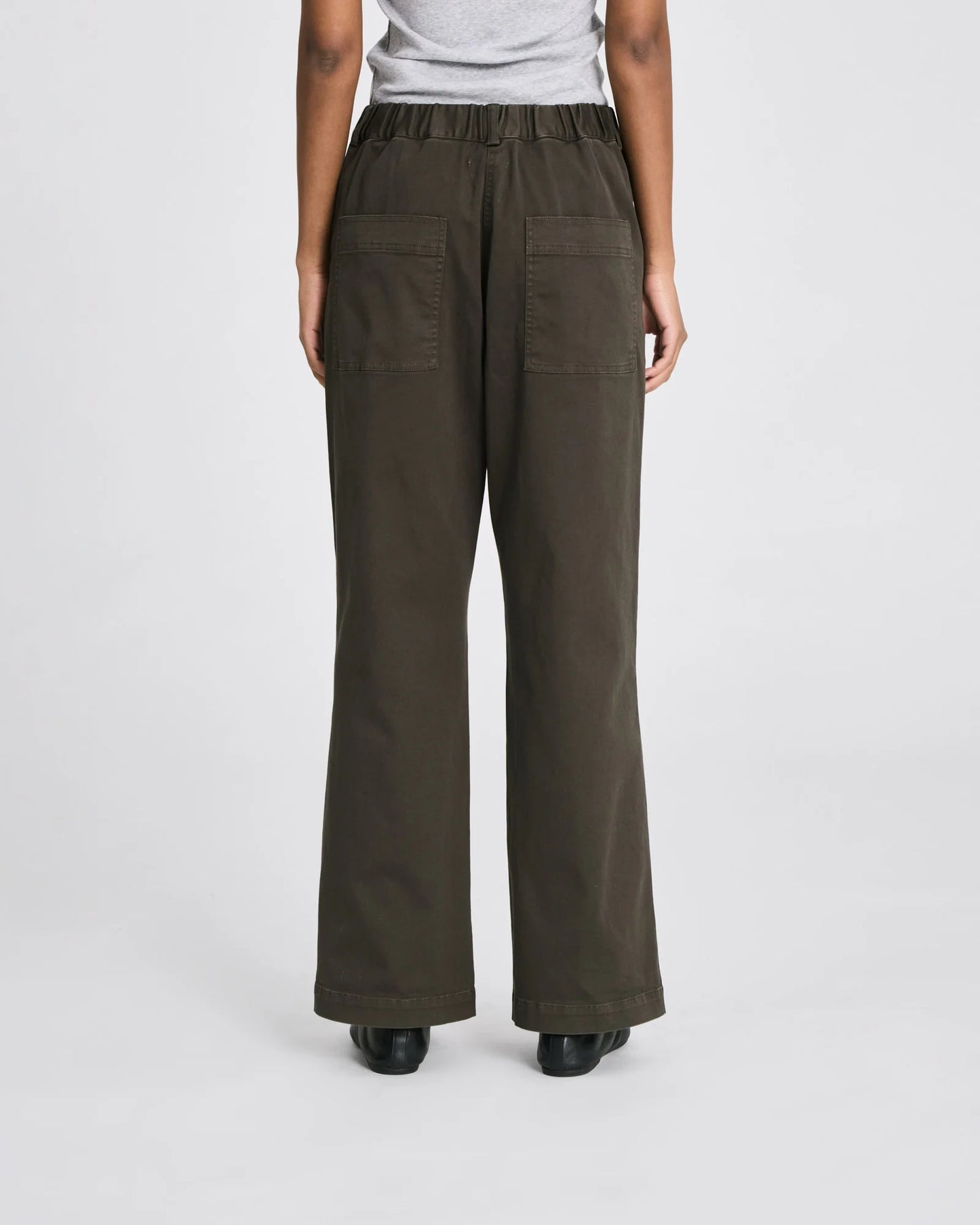 Tinne cotton twill pant in black ink