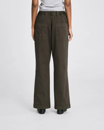 Tinne cotton twill pant in black ink