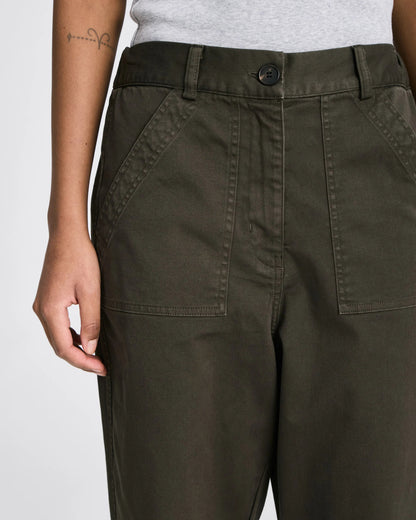 Tinne cotton twill pant in black ink
