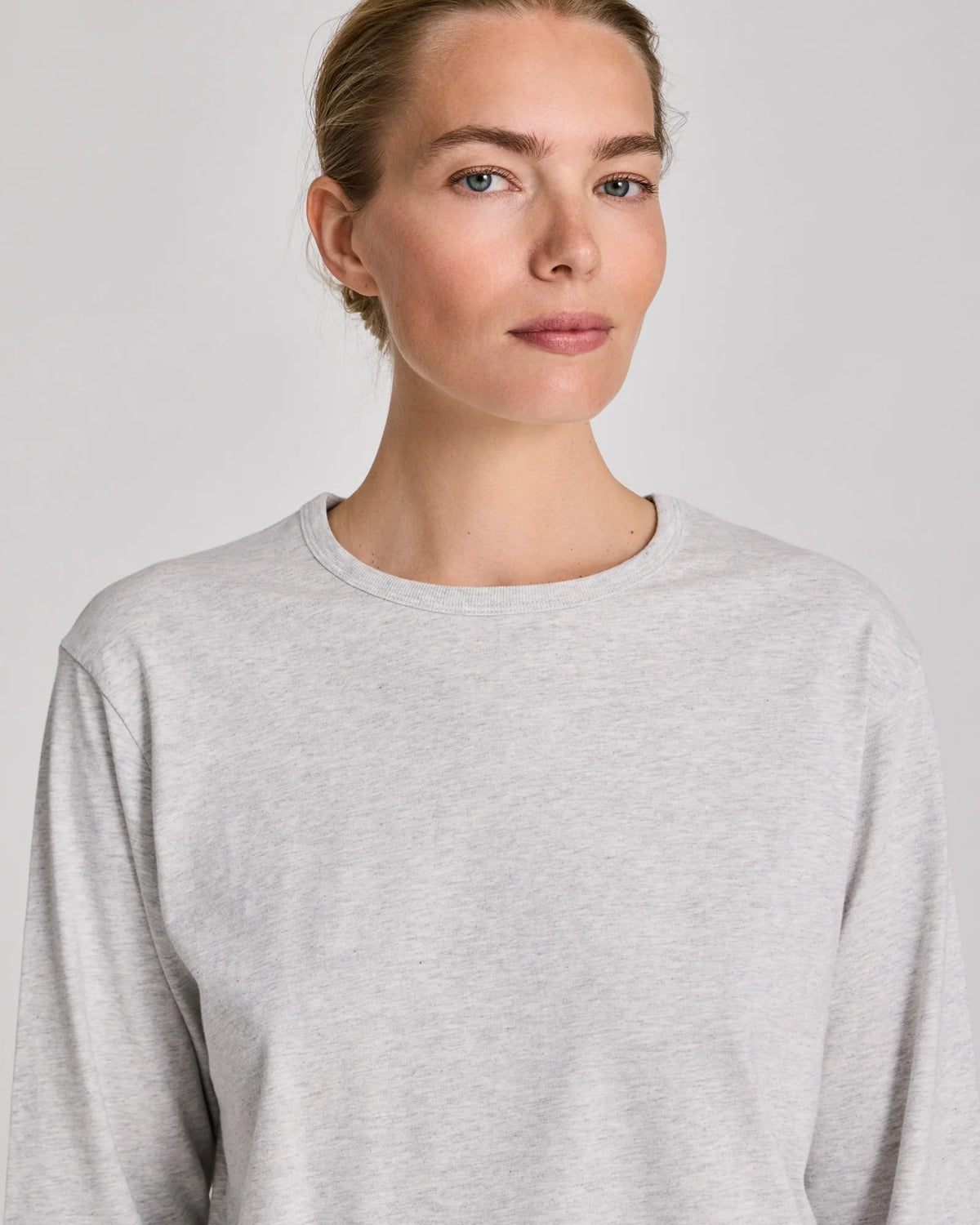 Veronica longsleeve in grey melange