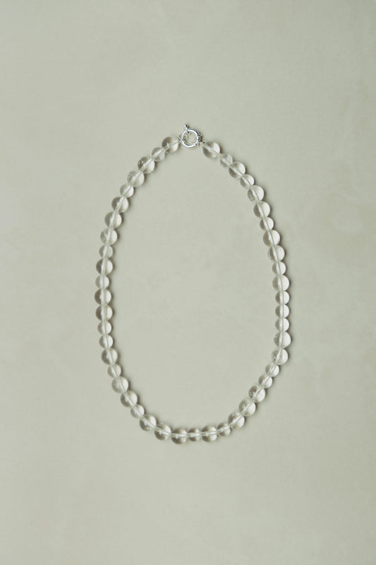 Labro Quattordici silver quartz necklace
