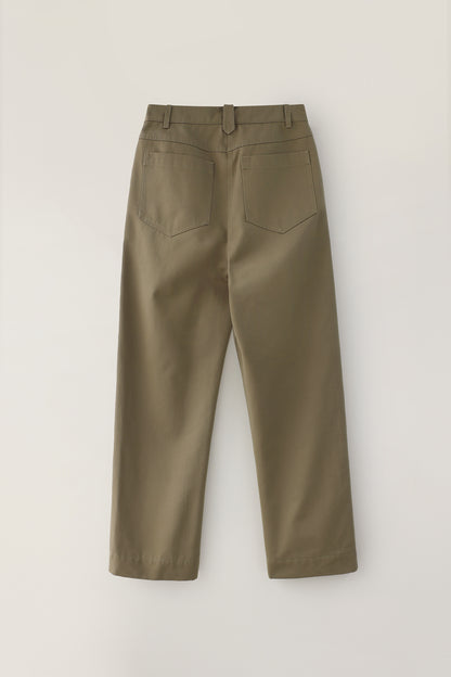 Bas loose trouser in khaki
