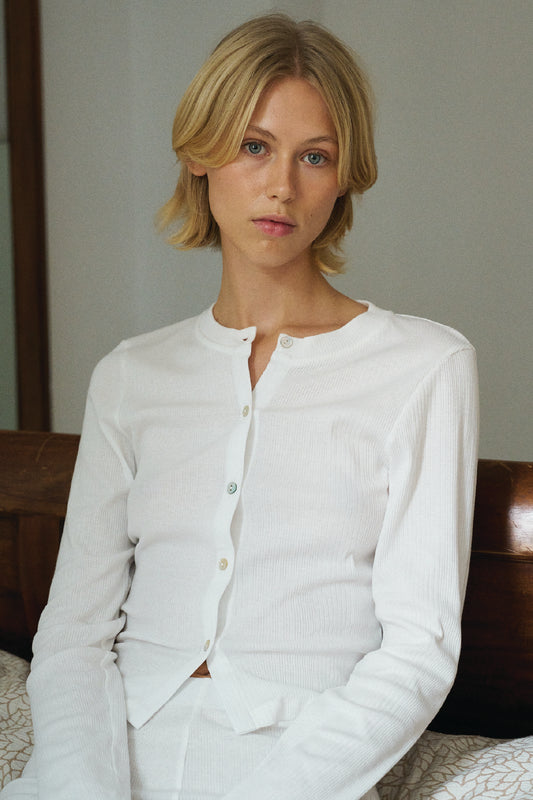 April cardigan in off-white