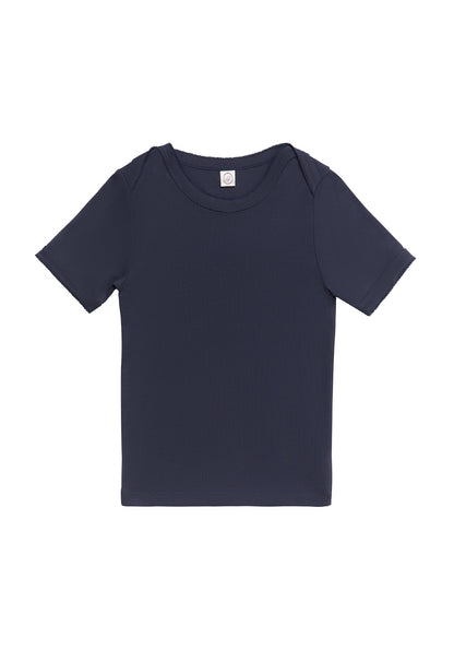 June boatneck t-shirt in navy