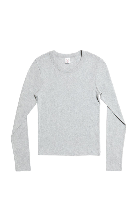 June longsleeve in grey melange
