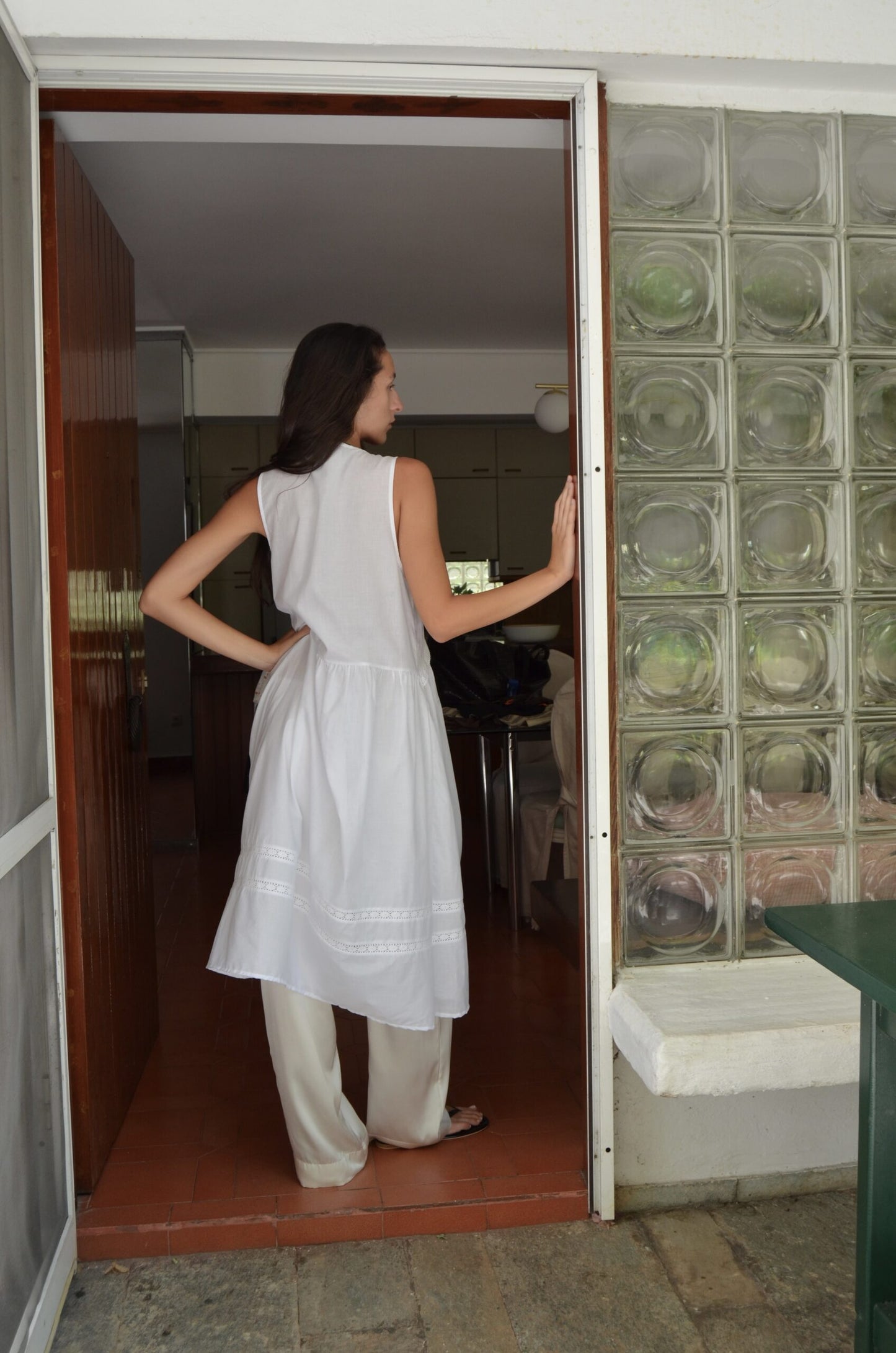 Noa dress in white