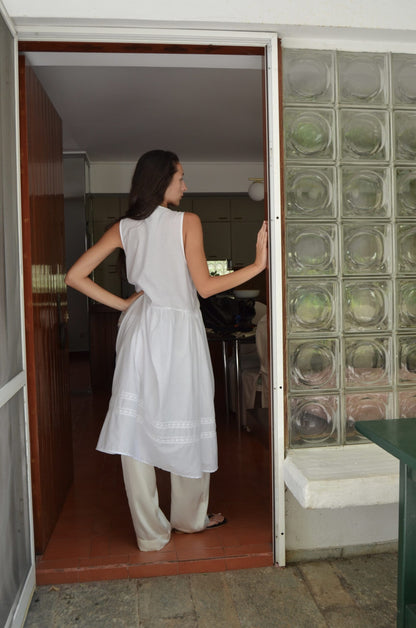 Noa dress in white