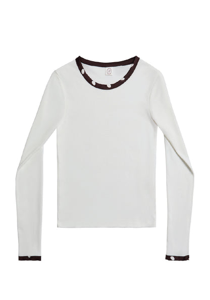 Noel longsleeve in off-white