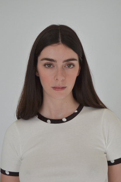 Noel t-shirt in off-white